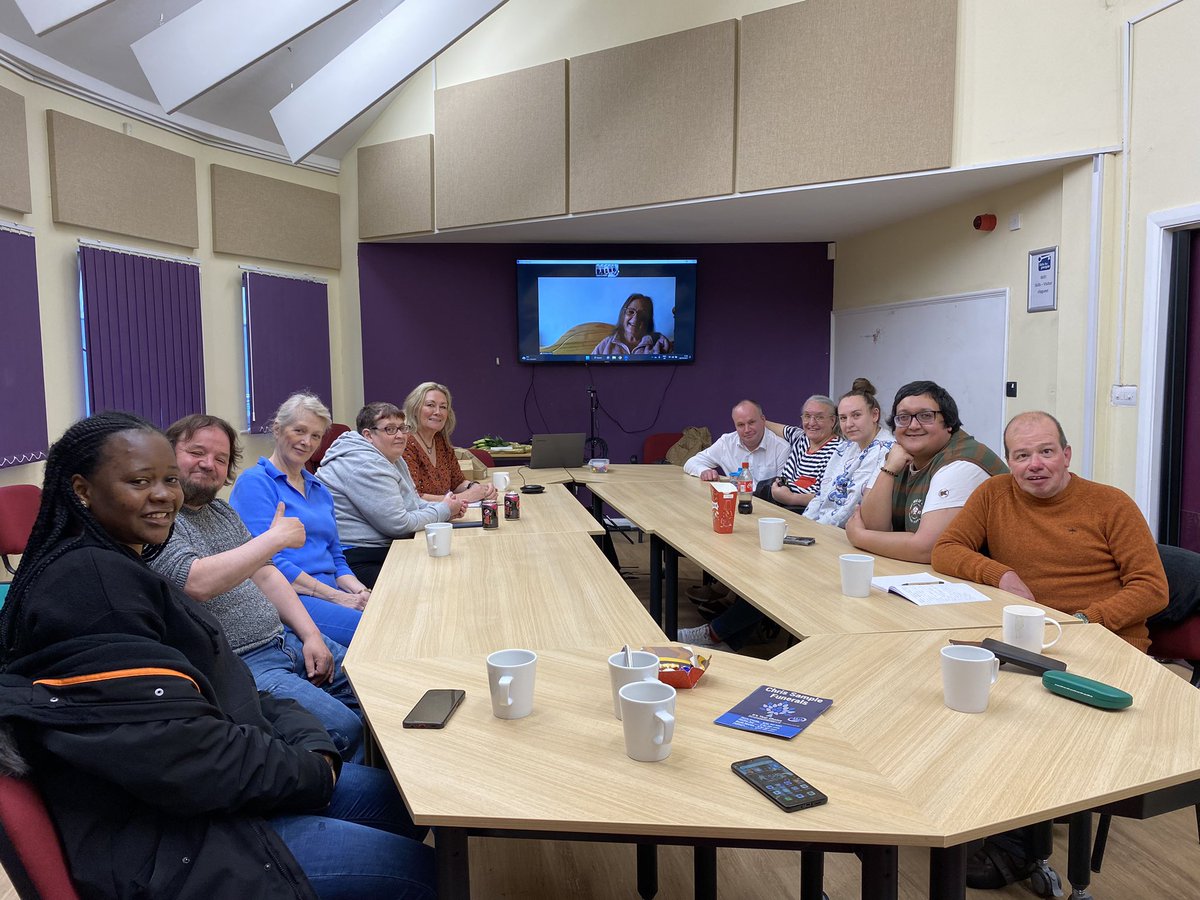 InclusionNorth's tweet photo. Our Stop People Dying Too Young group met today and we talked about funerals. Music, flowers, burial or cremation, fancy dress, scattering ashes- everything we might want to put in a plan for the end of life- we all need to get more comfortable having this conversation https://t.co/2l8clVW9RV