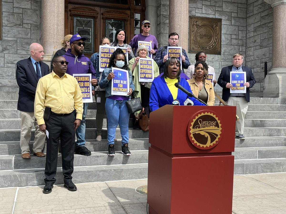 “Medicaid is so very important…we need to raise the rate of Medicaid…we need to #CloseTheMedicaidGap & we have to do better for our elderly, our disabled, and those who depend on Medicaid.” - @Syracuse1848 Common Council President