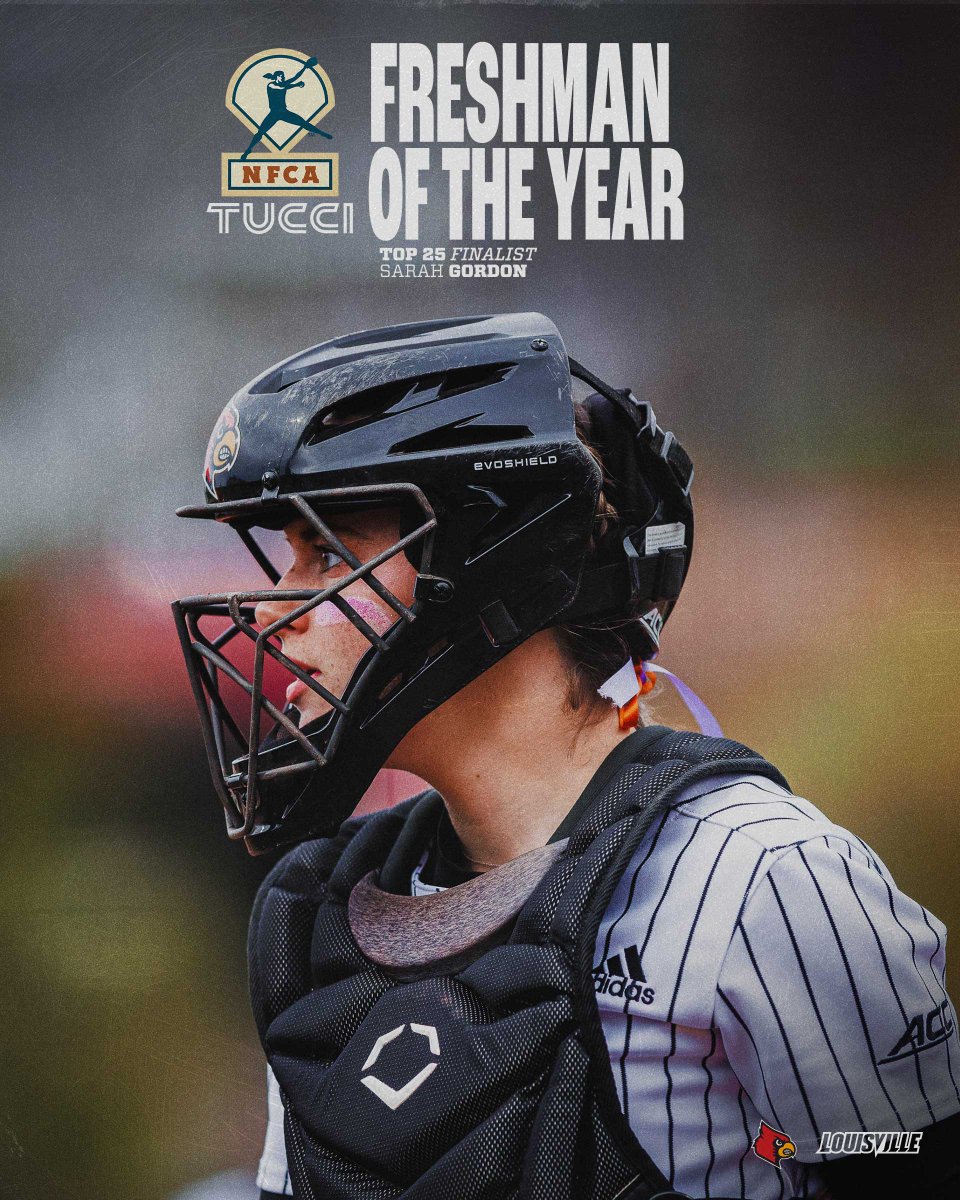 LouisvilleSB's tweet photo. Top 25 finalist for 𝘕𝘢𝘵𝘪𝘰𝘯𝘢𝘭 𝘍𝘳𝘦𝘴𝘩𝘮𝘢𝘯 𝘰𝘧 𝘵𝘩𝘦 𝘠𝘦𝘢𝘳

Big time, @sarahgordon008!

Details: https://t.co/VjuTpeQKLJ

#GoCards x @NFCAorg https://t.co/Ms4Z1lkIbb