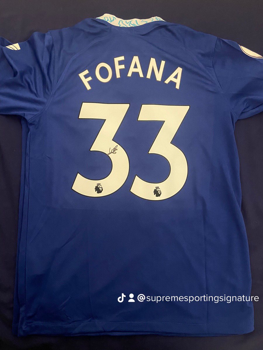 SS_Signatures's tweet photo. 2 Signed Wesley Fofana shirts now available with proof!

Message if interested! #chelsea #PremierLeague https://t.co/6GczIyQMqr