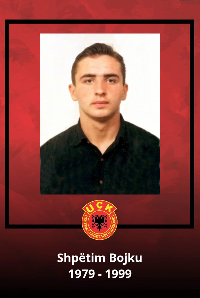 24 vite nga renia e Shpetim Bojkut nga Peja, ne Betejen e Koshares. 

Edhe pse veç 20 vjeçar, pushka e tij u ndje ne Koshare, dhe u perjetesua me 28.04.99. Po ne ate dite, nje Shpetim tjeter - Agusholli, mbeti invalid perjete pas plageve te marra ne te njejten beteje.

Lavdi!