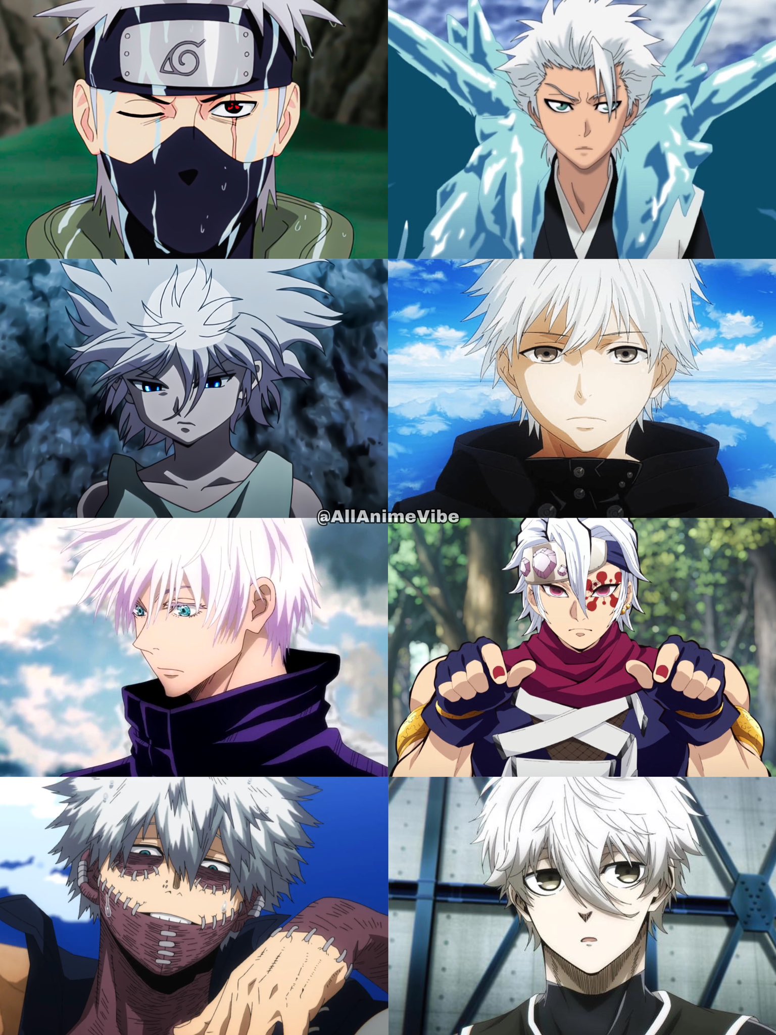 The Best White Haired Anime Characters