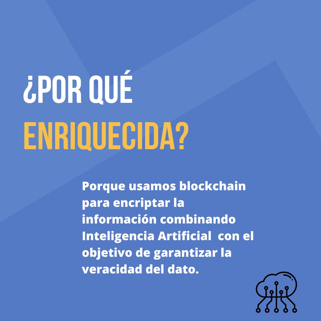 AirTraceIO's tweet photo. ¿Has oído hablar de trazabilidad enriquecida?
#blockchain #ia https://t.co/93Dn32tzJ2