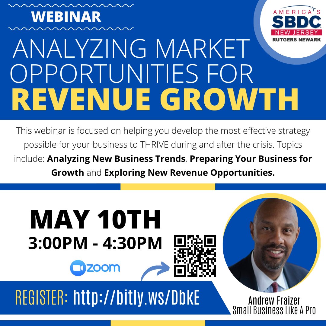 rnsbdc's tweet photo. ❋ Analyzing Market Opportunities for Revenue Growth ❋
-
ZOOM WEBINAR
Wednesday, May 10
3:00 pm - 4:30 pm
Registration link : https://t.co/sePIOFOVmX
-
#businessstrategy #marketresearch #successfulbusiness #RNSBDC #smallbusinesswebinar #smallbusinessowners https://t.co/rPct33BZxU