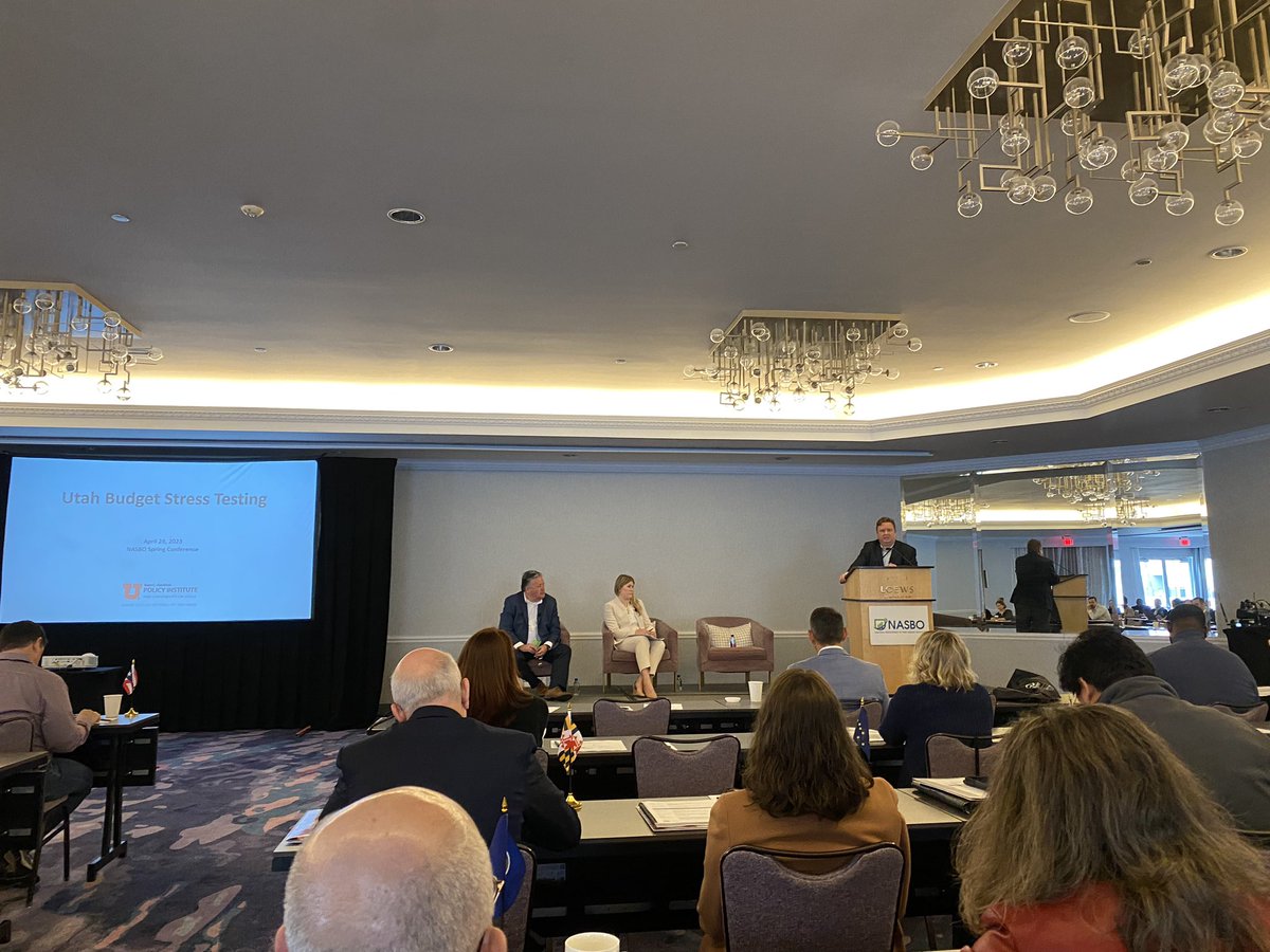Great to be at <a href="/NASBO/">NASBO</a>! This morning’s session is on stress testing the budget.