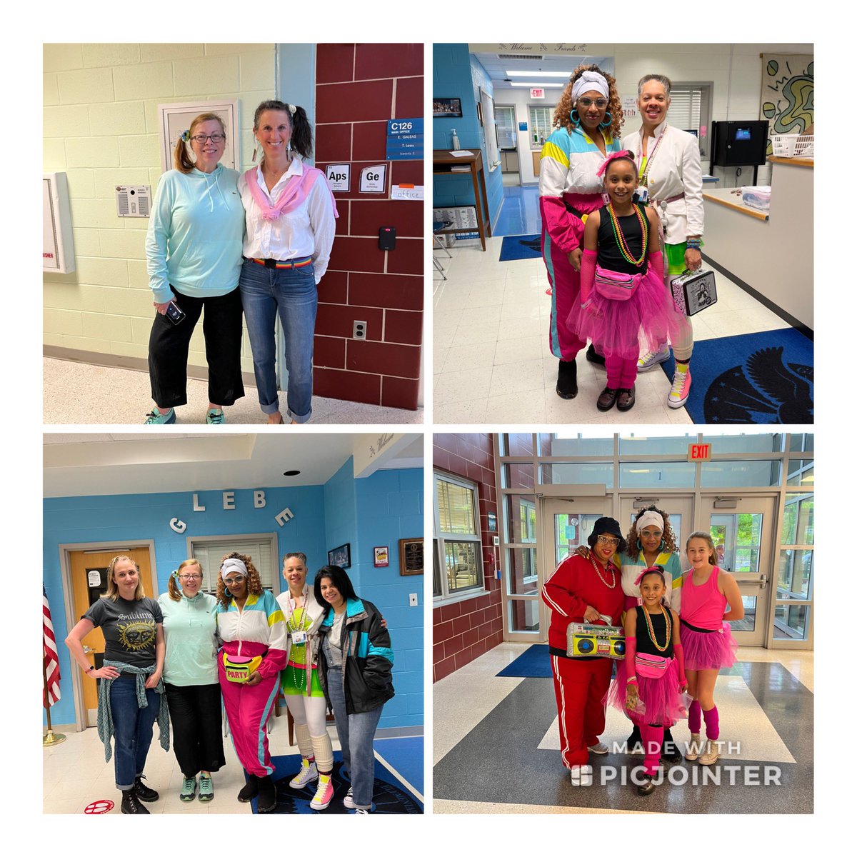 Decade Day is a huge hit at Glebe. We have from the 1700’s to the 2020’s Covid kids. #GlebeEagles <a href="/glebepta/">Glebepta</a>