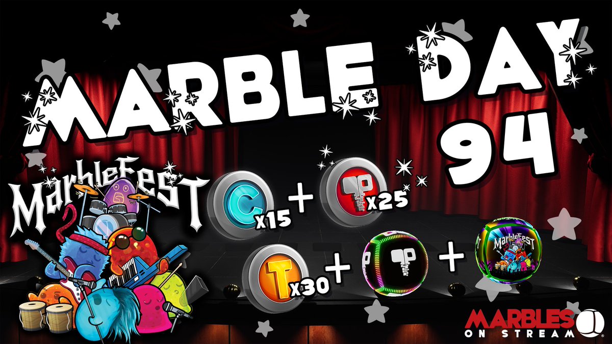 PixelbyPixelStu's tweet photo. Marble Day 94 is here just in time for Marble Fest! 7 Drops Across 3 days ending on Sunday April 30th, 2023 at 11pm ET!

Enjoy!

https://t.co/qkBh1ZVCOV

#MarblesOnStream #TwitchDrops #MarbleDay #Tiers #Marbles #community #DUST #MarbleFest https://t.co/y0c74ETGtB