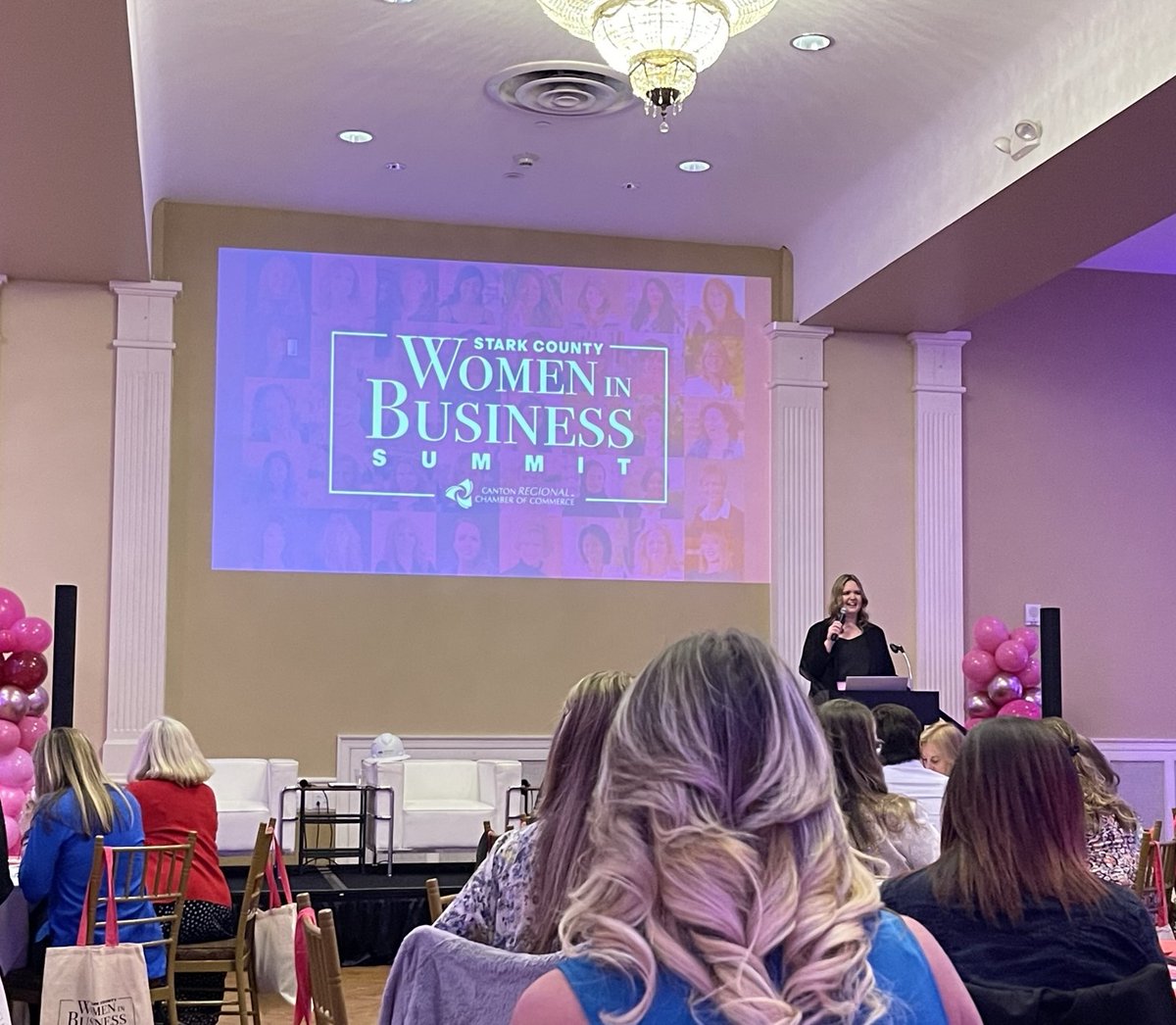 UBadvertising's tweet photo. Wonderful Women In Business Summit event by the @CantonChmbr .  The speakers, workshops, networking, and venue were spot on.  It was a  great time for all, and we loved making new connections – Table 13 – We gotchu! 😜 https://t.co/STCoXtvdM0
