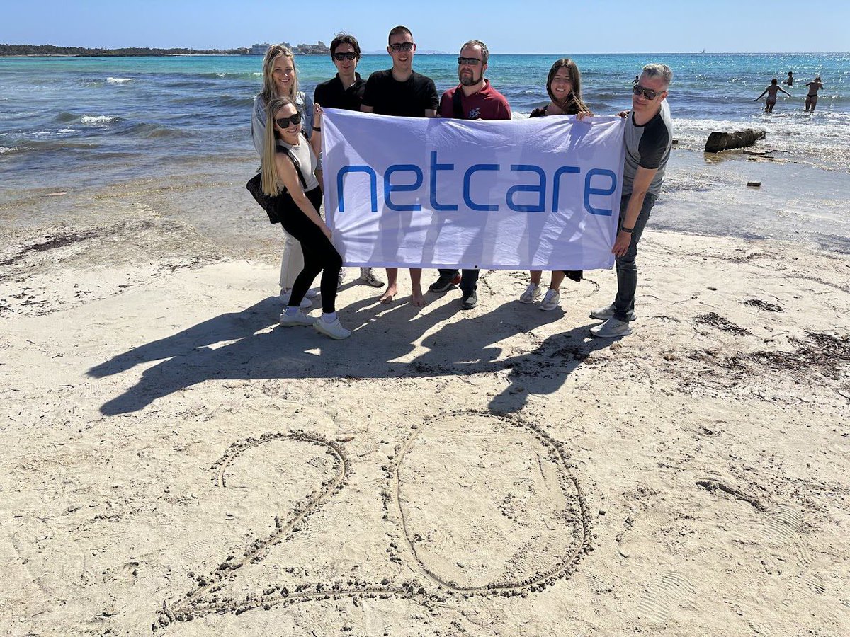 netcare's tweet image. just turned 20 – STOP – celebrated on Mallorca – STOP – got stuck in the elevator – got rescued and had to go to Bierkönig – STOP – haven’t had as much energy since the Big Bang – more to follow later – STOP

#mallorca #20yearsnetcare #offsite #mallorca #thankstoeveryone