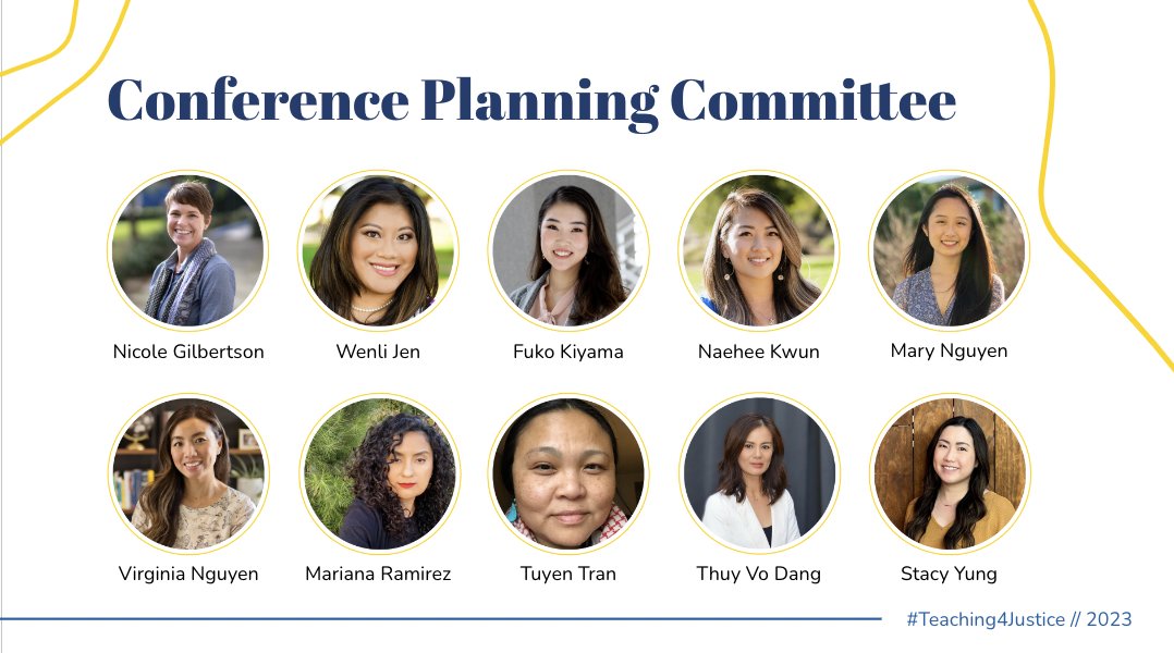 VirginiaHNguyen's tweet image. 🥳 It's HAPPENING! #teaching4justice 

💖 Thank you to our wonderful speakers/panelists/workshop hosts &amp;amp; attendees. 

 🥰 Our Teaching for Justice Committee has been meeting and planning to create this opportunity for belonging and well-being for AAPI.