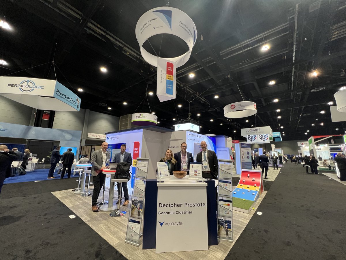 Decipher_VCYT's tweet photo. Veracyte's Decipher team is in Chicago, exhibiting at the American Urological Associations 2023 (#AUA23) meeting taking place April 28 - May 1! If you're attending, visit booth #637 to hear about some of our latest research efforts to help patients with #ProstateCancer. https://t.co/iDBAuLUaVT