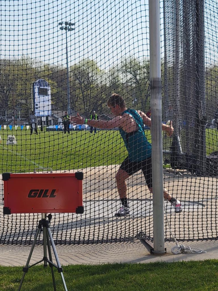 SV_XC_TF's tweet photo. Justin Finished 13th this morning at the Drake relays with a best throw of 154-07.  

Now back to our regularly scheduled program at Lake City tonight. https://t.co/28xhZU4Rpn