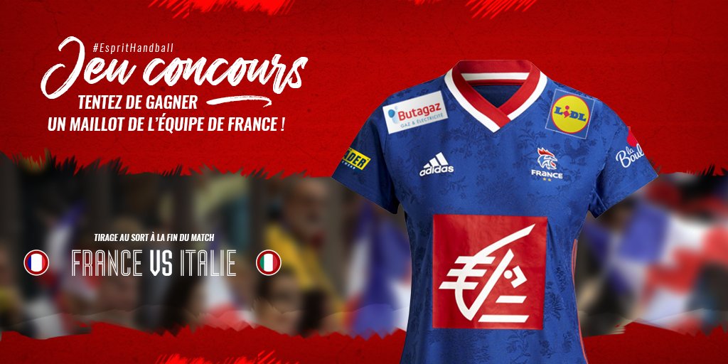 EspritHandball's tweet photo. #VousEtreUtile 
Nouveau jeu concours 😃 
Follow + RT pour participer au tirage au sort pour tenter de gagner un maillot de l'équipe de France ! 🇫🇷  
#FRAITA https://t.co/cEH3pilyC0