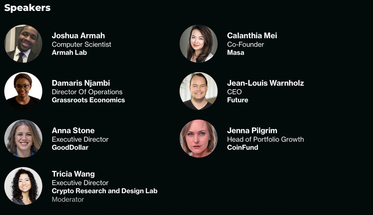 gooddollarorg's tweet photo. Join us at #Consensus2023 to explore how #crypto empowers social inclusion! 

🕑 2pm CDT
📍 The Hash Stage

Don't miss out this brainstorm moderated by @triciawang with @calanthiaaa, @armahcodes, @JeanWarnholz, @jennasis, Damaris Njambi &amp; GoodDollar's director @TheRealStone https://t.co/n9Z2YUwcxP