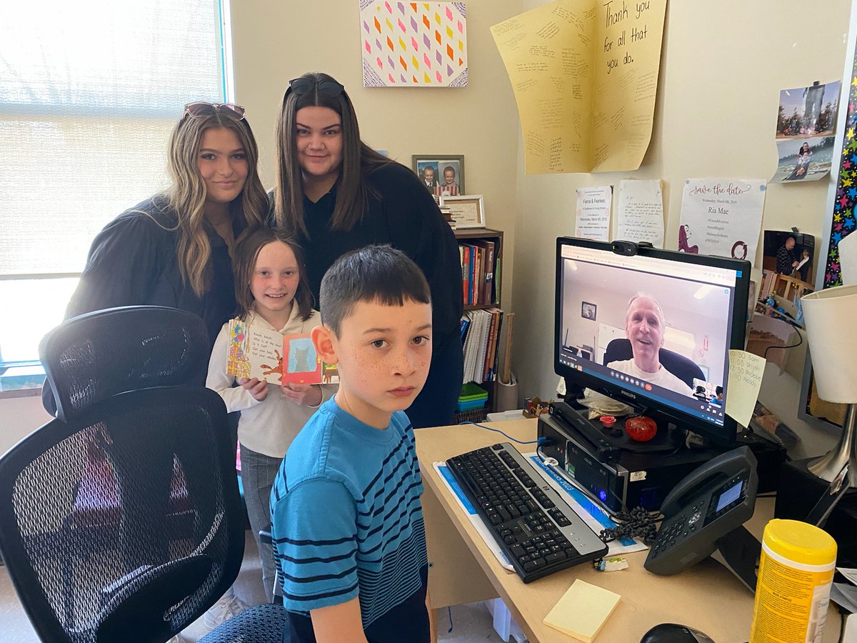 shescounselling's tweet photo. "They bring a tear to my eye." "It's all about the kids-let them know they are loved." Reading with seniors day! For the love of literacy and community through technology! #CreativeCritters #LoveLiteracy @HRCE_NS @HRCEHealthPromo @millwood_high @she_ns https://t.co/tB19ibAuhN