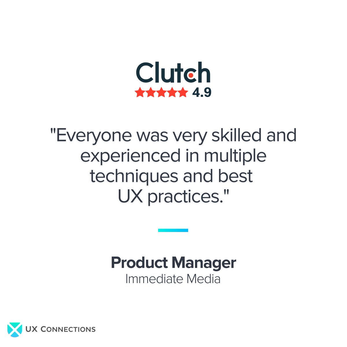 We offer flexible UX services to assist you in creating digital experiences that your users will love! ⭐️‌ 

To read more about how our services have helped clients, follow the link to our <a href="/clutch_co/">Clutch</a> page!  

🔗 uxc.io/3IwU5PY‌ 

#uxdesign #userexperiencedesign #research