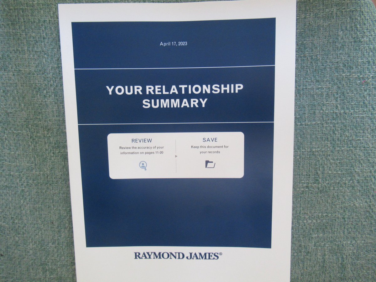 Dear America: BEWARE #RaymondJames 
Personal information will be obtained &amp; w/out your permission assembled into RJ data base -- for sharing (i.e. selling?) purposes as outlined in their 44-pg. contract that you NEVER signed! Sneaky? Yes. Unethical? Yes. Illegal??
<a href="/RaymondJames/">Raymond James</a>