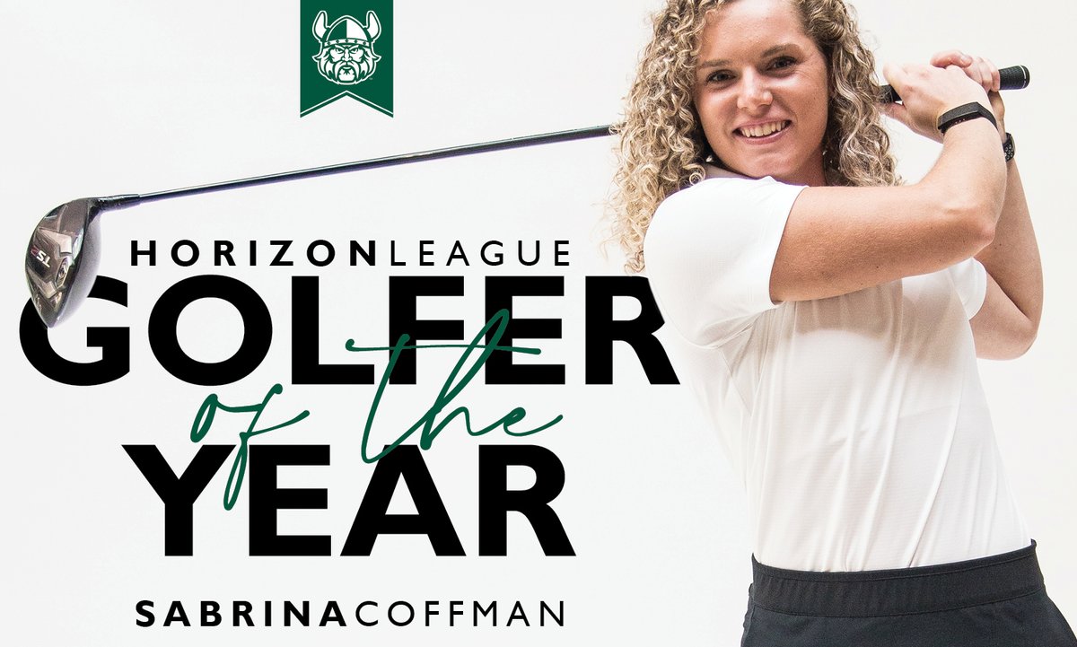 CSU_Golf's tweet photo. #HLGOLF Women's 𝐏𝐥𝐚𝐲𝐞𝐫 𝐨𝐟 𝐭𝐡𝐞 𝐘𝐞𝐚𝐫‼️

Congratulations to @sabrina_coffman for winning the award announced today by the @HorizonLeague! 

🔗 - https://t.co/TQvJwkYQcI

#GoVikes https://t.co/xo1T1iTA0X