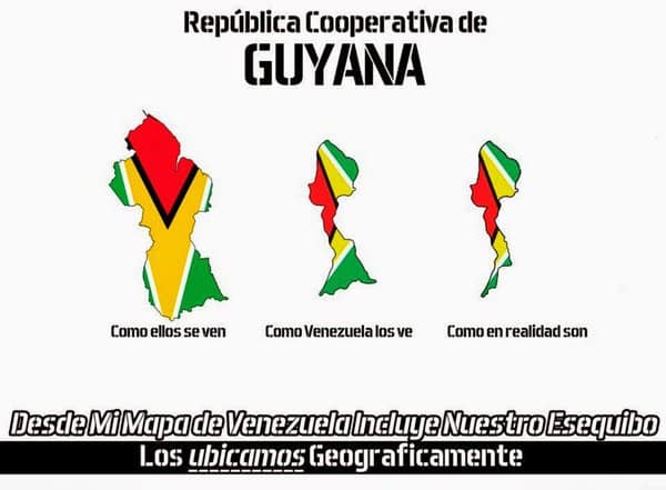 AntroCanal's tweet photo. Ubiquemos geográficamente a la República Cooperativa de Guyana #EsequiboEsVenezuela Comparte si respetas a Venezuela 🇻🇪 #MiMapa #28Abr https://t.co/UEp9gLzMUW