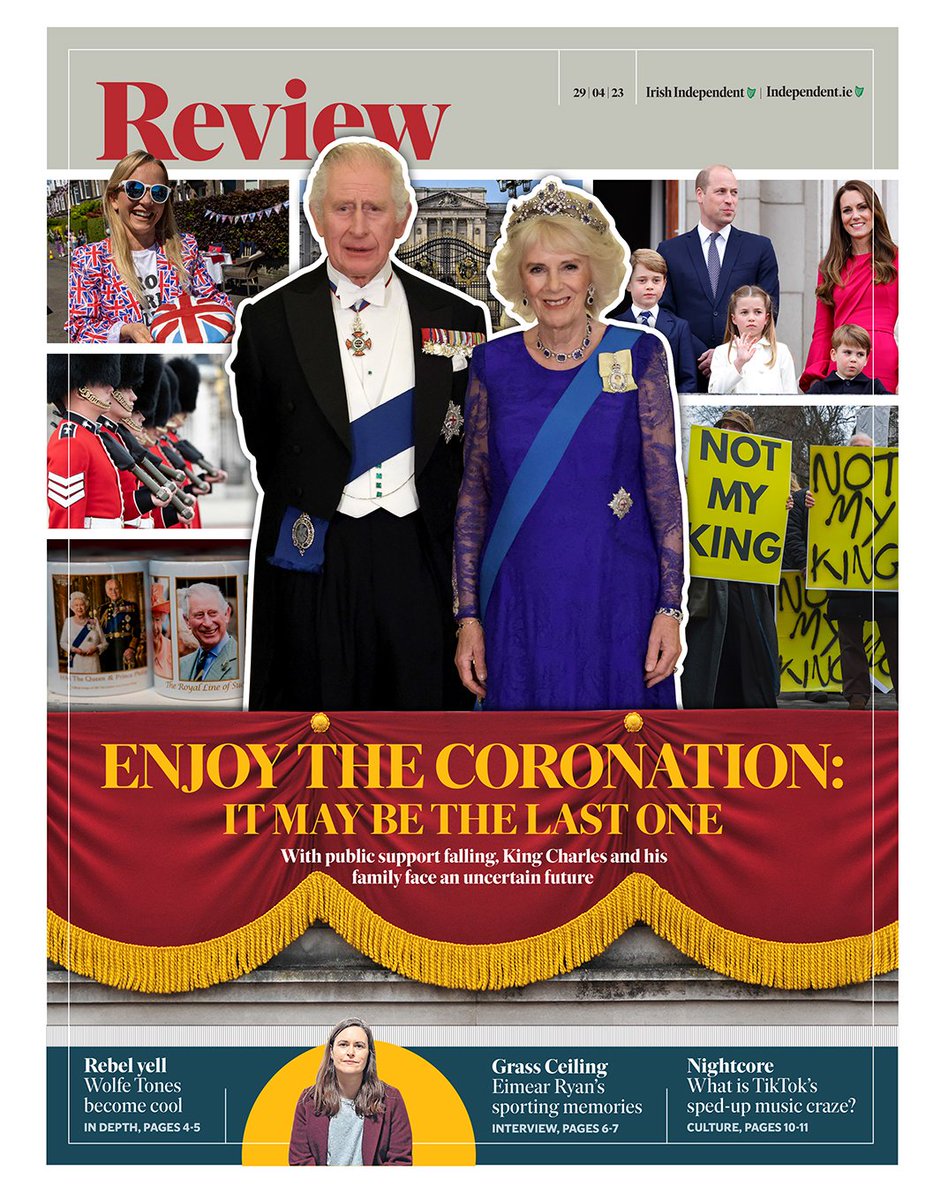 ReviewIndo's tweet photo. Saturday’s @ReviewIndo
- UK’s last coronation?
- The Wolfe Tones become cool
- Nightcore: the sped up music craze 
- The IRA’s New York attack
- Big tech moral panics
- Castro’s spies on America
+ Much more https://t.co/mwKl3WpAZk