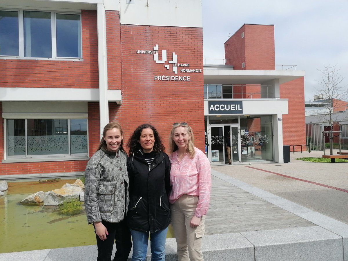 doyle_maeve's tweet photo. Delighted to be at IUT du Havre with @ReillyNoelle to meet French colleagues to expand research links as part of @IrishResearch Ulysses funding #irishresearch #socialcare #irishfrenchcollab @SETU_Research @SETUHumanities https://t.co/Tzuw1McVgb