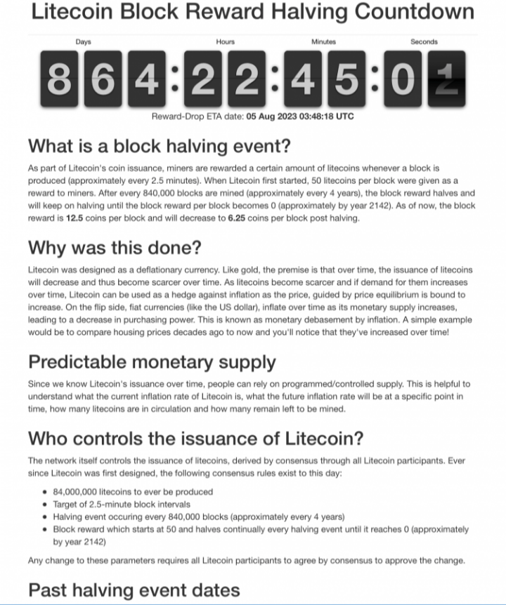 15Bapi's tweet photo. @litecoin  Block halving coming..
Stay tuned ...FM for more updates... https://t.co/x1EpAWdIug