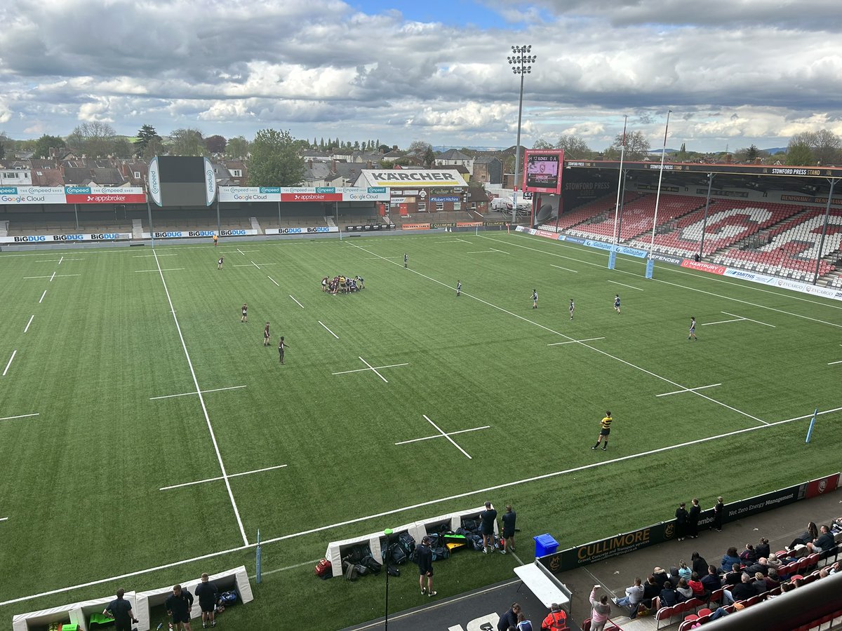 Lance_Bradley_'s tweet photo. Great afternoon for the Gloucester Rugby Schools Cup Finals here at Kingsholm.
Well done to all the schools involved, and thank you to @edfenergy for your fantastic support.
๐๐ป๐๐ป๐๐ป https://t.co/f1W9qA04Ad