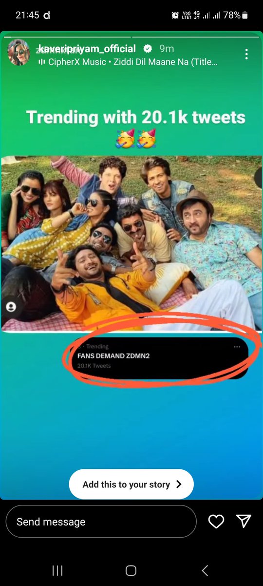 Adi and Kavi acknowledge the trend
FANS DEMAND ZDMN2