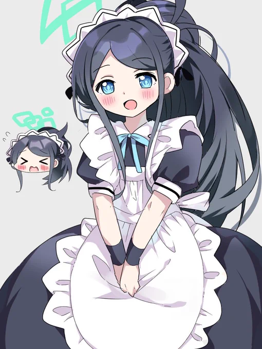 メイドアリスちゃんかわいすぎる #ブルアカ