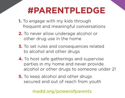 Take The Parent Pledge 👪👨‍👩‍👧

#parentpledge #learninganddevelopment #parentingtips #parentingtools #parentingadvice #parenthood #parenting #substancemisuseprevention #subtanceabuseprevention #traumaprevention  #alcoholuseprevention #alcoholabuseprevention #substanceuseprevention