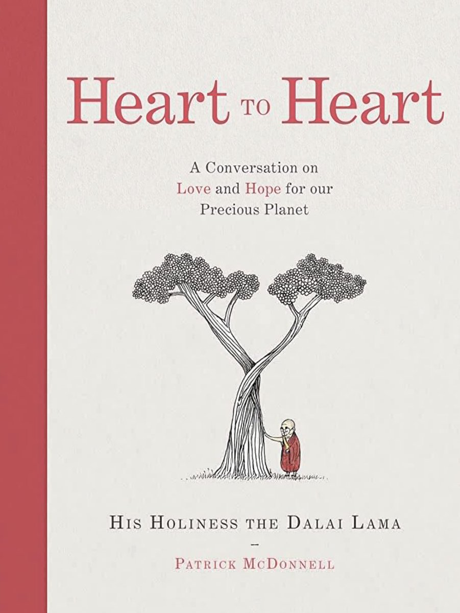 His Holiness the #DalaiLama with his recently published children's book “Heart to Heart” with illustrations by Patrick McDonnell. 

#IstandwithDalaiLama