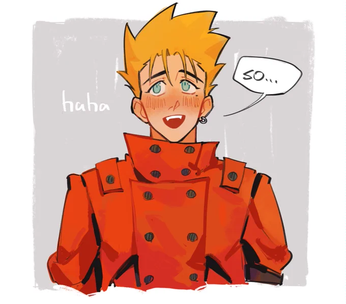 hes trying