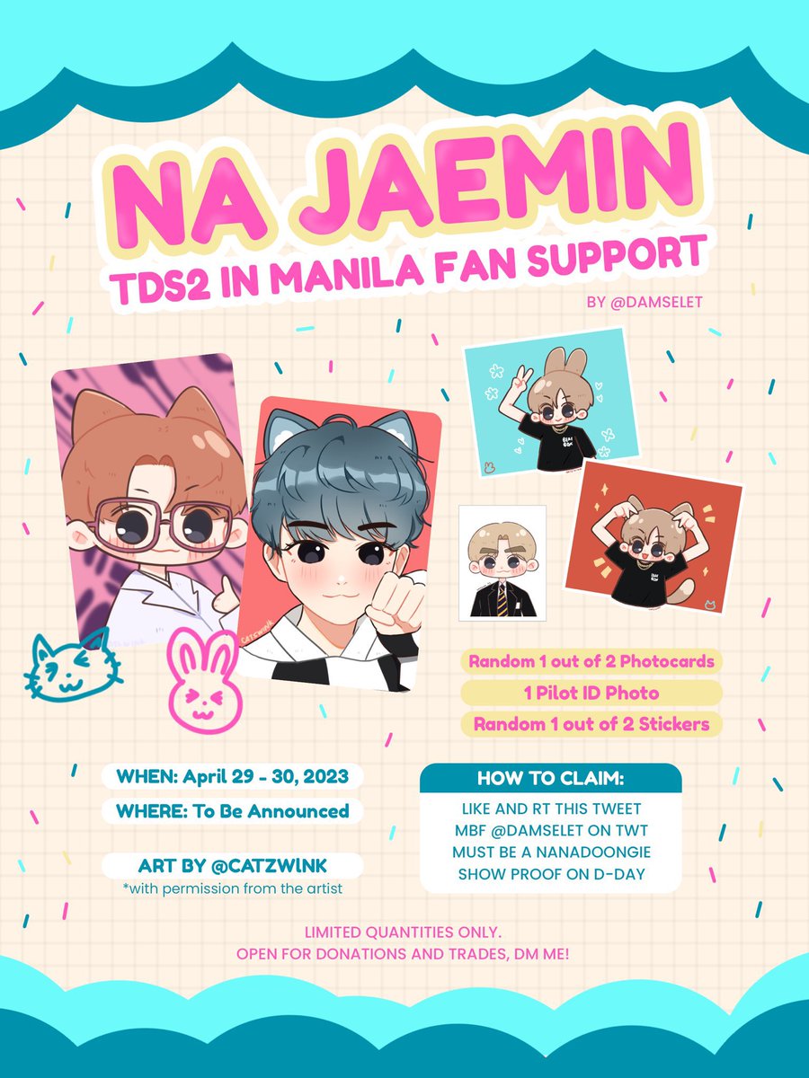 damselet's tweet photo. ☆ #THEDREAMSHOW2_In_A_DREAM
      › jeno and jaemin fan support

DAY 1 - dreamzone 10 am - 11 am
DAY 2 - dreamzone 11 am - 12 pm

check thread for reminders!

#TDS2inMNL #JAEMIN #JENO #NCTDREAM #THEDREAMSHOW2_in_MANILA https://t.co/JBHlGdAYN9