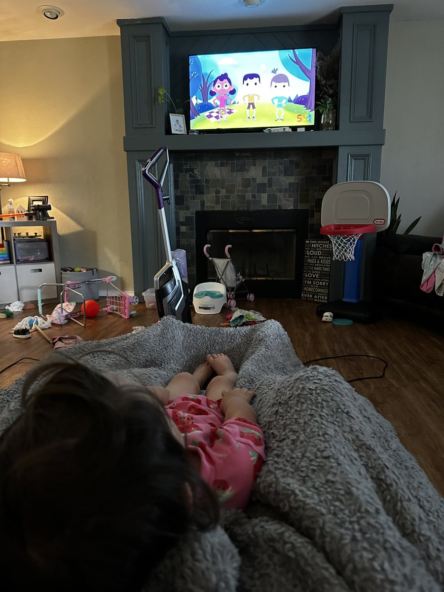 Cartoons and snuggles