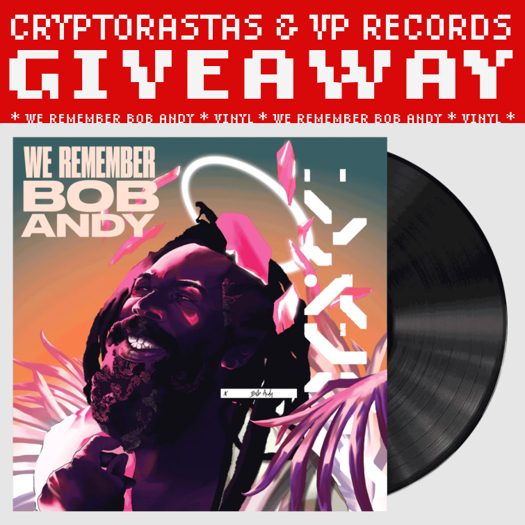 We are happy to announce a partnership with <a href="/VPRecords/">VP Records</a> to giveaway "We Remember Bob Andy" vinyl!
3 LPs to CryptoRastas NFT Holders
1 LP to "Snow Crash Dub" Music NFT

rules:
1) RETWEET this
2) follow <a href="/VPRecords/">VP Records</a> &amp; <a href="/cryptorastas/">CryptoRastas</a> 
3) tag 3 friends
4) hold one of the NFTs above

🧵
