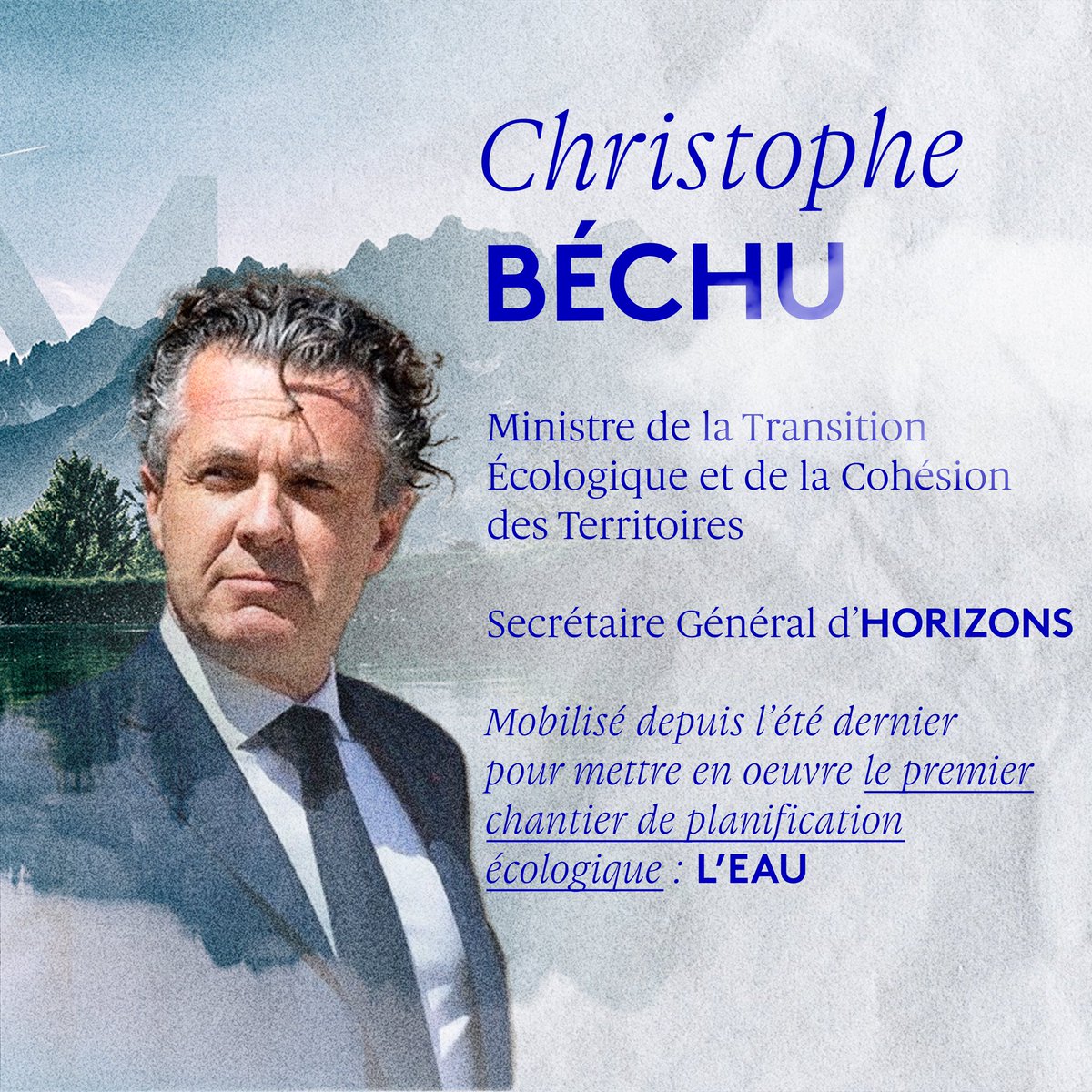 Horizons Jeunes (@horizonsjeunes) on Twitter photo Premier chantier de planification écologique, le « Plan Eau » annoncé par le Président de la République est déployé par <a href="/ChristopheBechu/">Christophe Béchu</a> sur l’ensemble du territoire.
Zoom sur les principales mesures 👉 instagram.com/p/CriX0AZMAE5/… Premier chantier de planification écologique, le « Plan Eau » annoncé par le Président de la République est déployé par <a href="/ChristopheBechu/">Christophe Béchu</a> sur l’ensemble du territoire.
Zoom sur les principales mesures 👉 instagram.com/p/CriX0AZMAE5/…