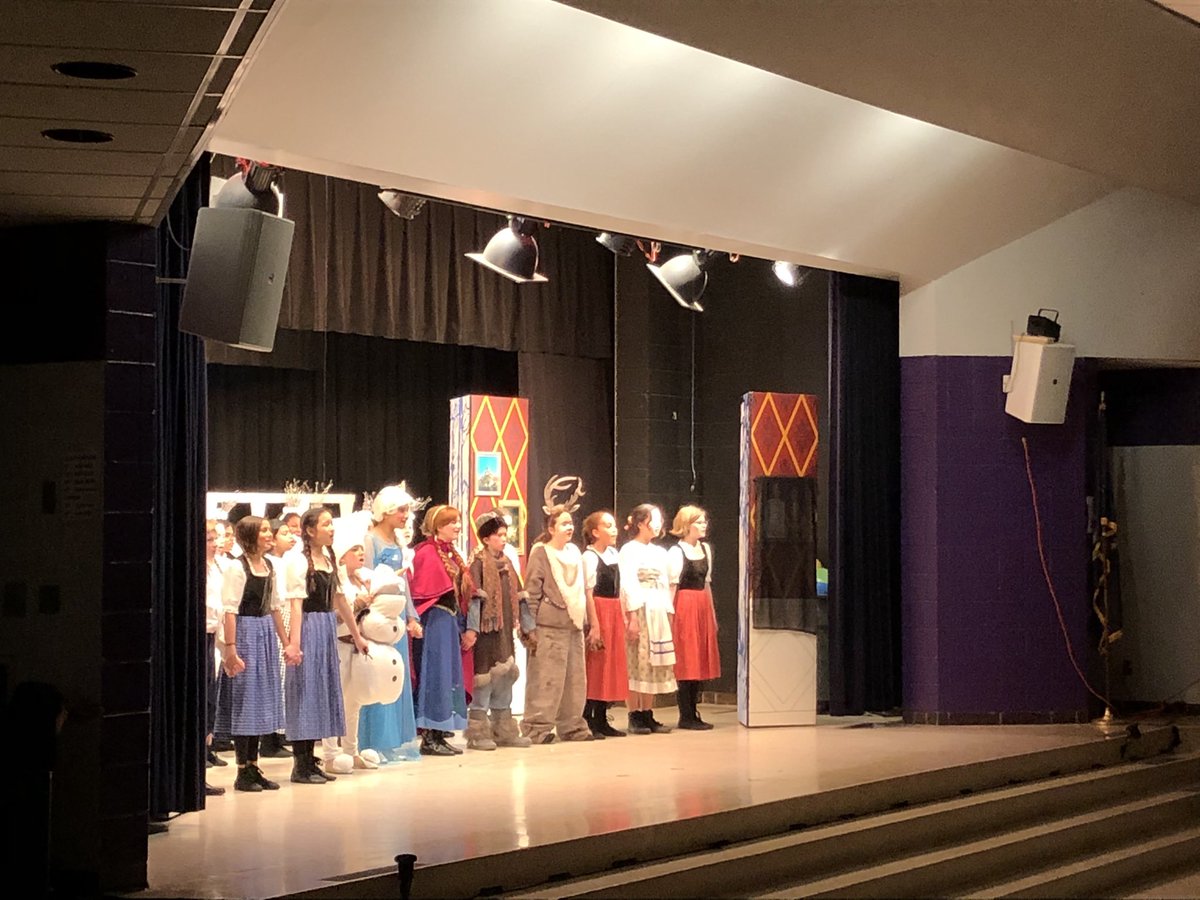 EBergerTeaches's tweet photo. Such an impressive performance of Frozen Jr. by the @bpbroncos Drama Club! Great job directing @msheldbpms ❄️ https://t.co/0FoD8gZSo6