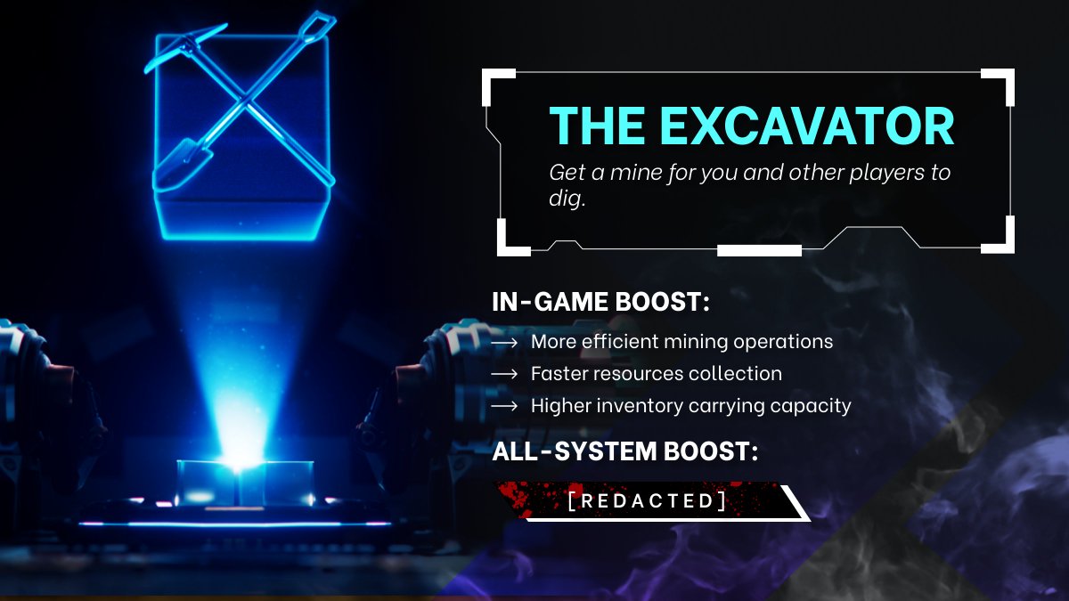 Kryptiverse's tweet image. Unleash your inner prospector with the Excavator class AiRM ⛏️

Join the ranks of the elite excavators and take your resource management to the next level!🆙

#KRYPTI #ExcavatorClass #NFTGaming #gamedev