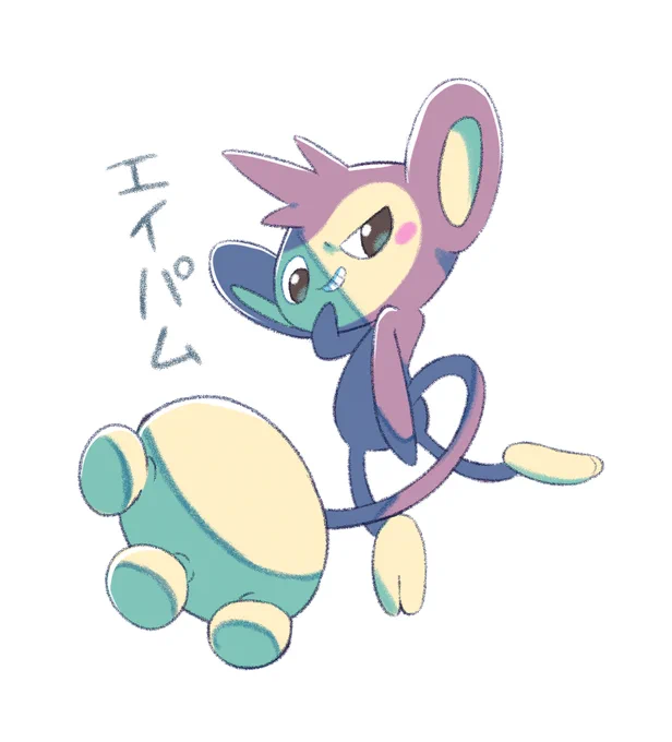 今回の配信で描きました! ちょっといつもと違う描き方しました! (ピカチュウは配信前テスト)