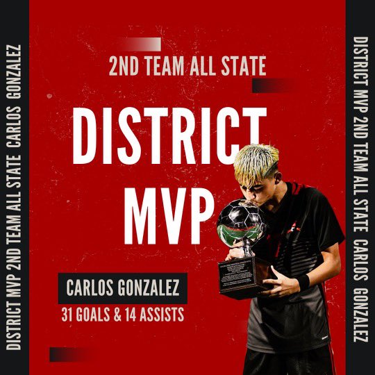 District MVP 🥇 &amp; 2nd Team All-State 
<a href="/_gcmsoccer/">GCM Mens Soccer⚽️</a> <a href="/LethalSoccer/">Coach Duque</a> <a href="/tascosoccer/">TASCO</a>