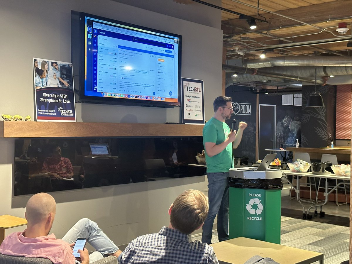 TechSTLmo's tweet image. Thank you, @dkarandish for our opening Keynote. It was great to learn about @GoCapacity and how it enables workflows.
#STLTechWeek2023 #AI #SaaS #Workflows