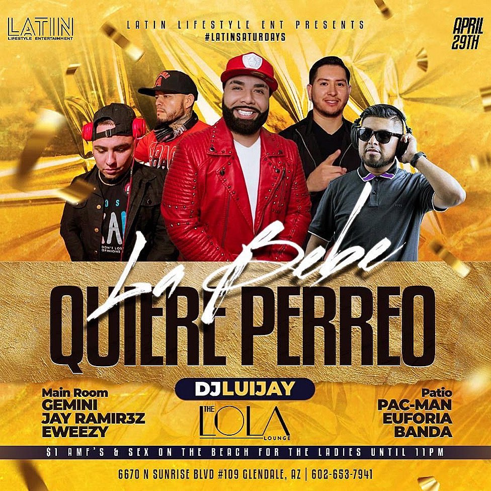 DjLuiJay's tweet photo. This #SATURDAY in Glendale, AZ https://t.co/6Ncd21zeQC
