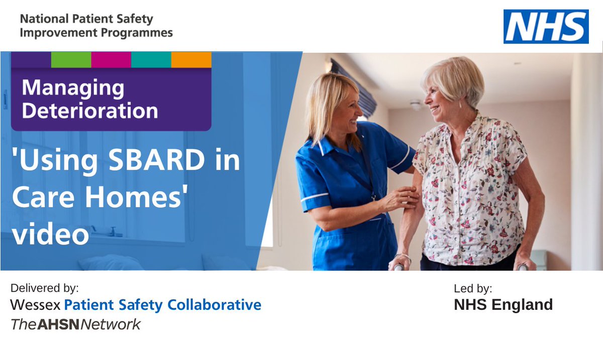 Health Innovation Wessex π (@hiwessex) on Twitter photo ICYMI: Have you seen this new video?
Using SBARD in care homes
The video demonstrates 2 situations involving an out-of-hours call handler and care home staff β one in which SBARD is used and one in which it isnβt.
Watch: vimeo.com/814910714 <a href="/WessexPSC/">Wessex Patient Safety</a> #carehome ICYMI: Have you seen this new video?
Using SBARD in care homes
The video demonstrates 2 situations involving an out-of-hours call handler and care home staff β one in which SBARD is used and one in which it isnβt.
Watch: vimeo.com/814910714 <a href="/WessexPSC/">Wessex Patient Safety</a> #carehome