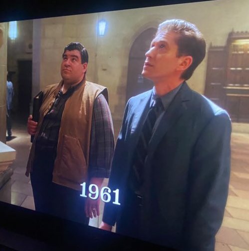 MichaelBarra's tweet photo. Episode 5 of @MaiselTV is out today! Here’s a picture that a friend just sent me while watching it. So happy to be in a scene during the final season of this great show! #themarvelousmrsmaisel https://t.co/U4Ujv1U1bV