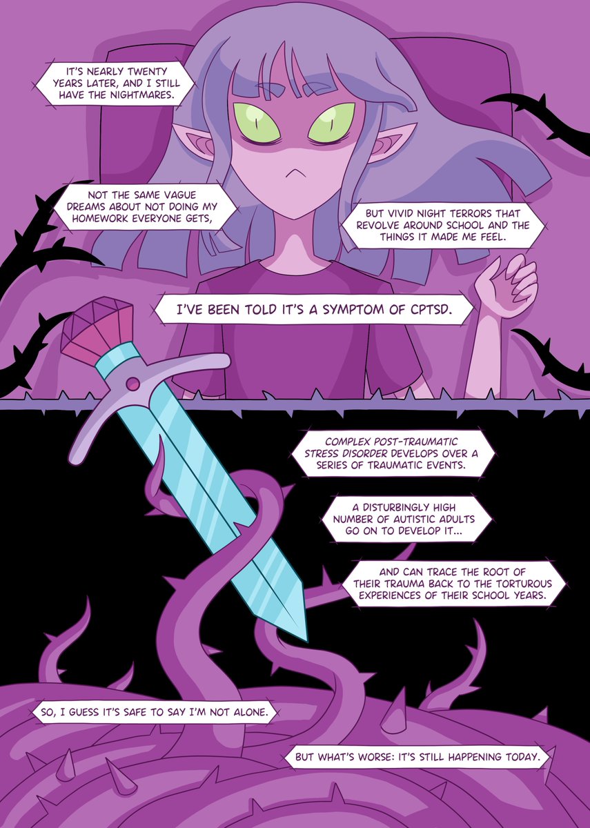 When school is torture...

A comic about autism and “school avoidance”.

#AutisticComicTakeover