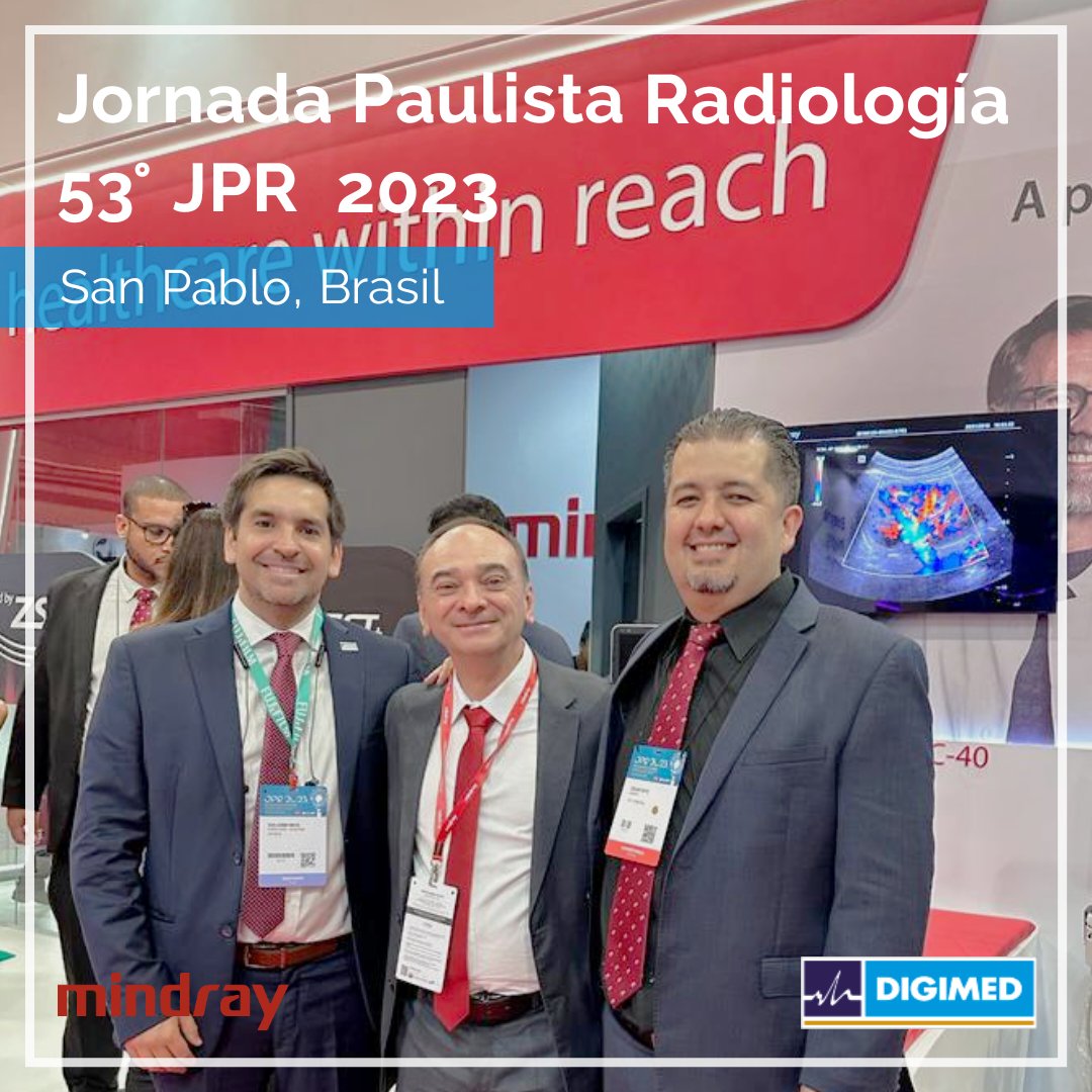 DigimedEco's tweet photo. Digimed está presente en la 53° JPR 2023 (Jornada Paulista de Radiología) llevada a cabo en el Transamerica Expo Center de San Pablo, Brasil.

Les compartimos algunas fotos del congreso.

#Digimed #Ultrasonido #Mindray #congresos #JPR2023 #jornadapaulistaderadiologia https://t.co/Os0Ck6js6k