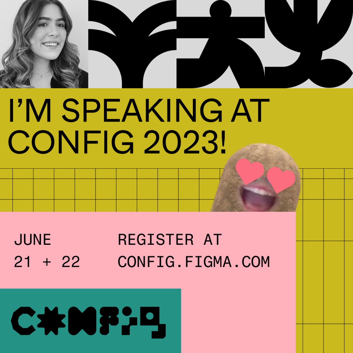 mariachrstphr's tweet photo. big *pinch me* moment – i’ll be representing our @DesigningUber team at @figma’s Config 2023 on June 21 &amp; 22 ✨

excited to share how our system is evolving to embrace its inherent technical nature and reduce the tears our components bring to engineers!

#Config2023 https://t.co/OOUJtHVtlr