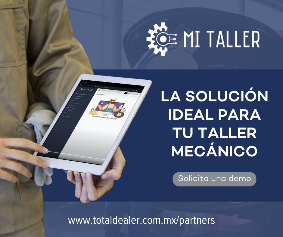 Totaldealermex's tweet photo. Te presentamos a Mi Taller, plataforma 100% online qué permite tener el control de tu taller, fácil, rápido y sin complicaciones.
https://t.co/sZ91yVfO7F
Contacta a nuestros asesores
55 3233 3684
#MiTaller #bicicletas #motos #tallerautomotriz #autos #software https://t.co/vU3xRHv1AP