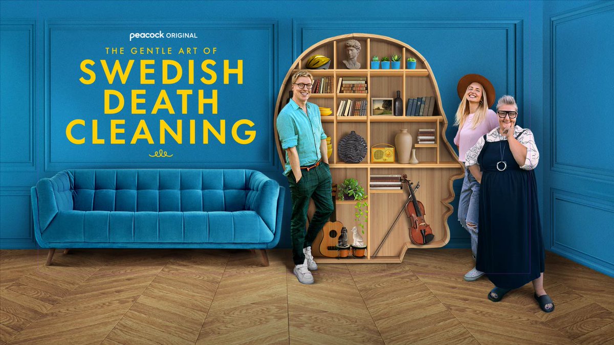 The 2nd episode of #SwedishDeathCleaning literally just brought me to tears. 😭 

Also, <a href="/amypoehler/">Amy Poehler</a>'s voice as narrator is so relaxing. I'm very conflicted emotionally right now. <a href="/peacock/">Peacock</a>