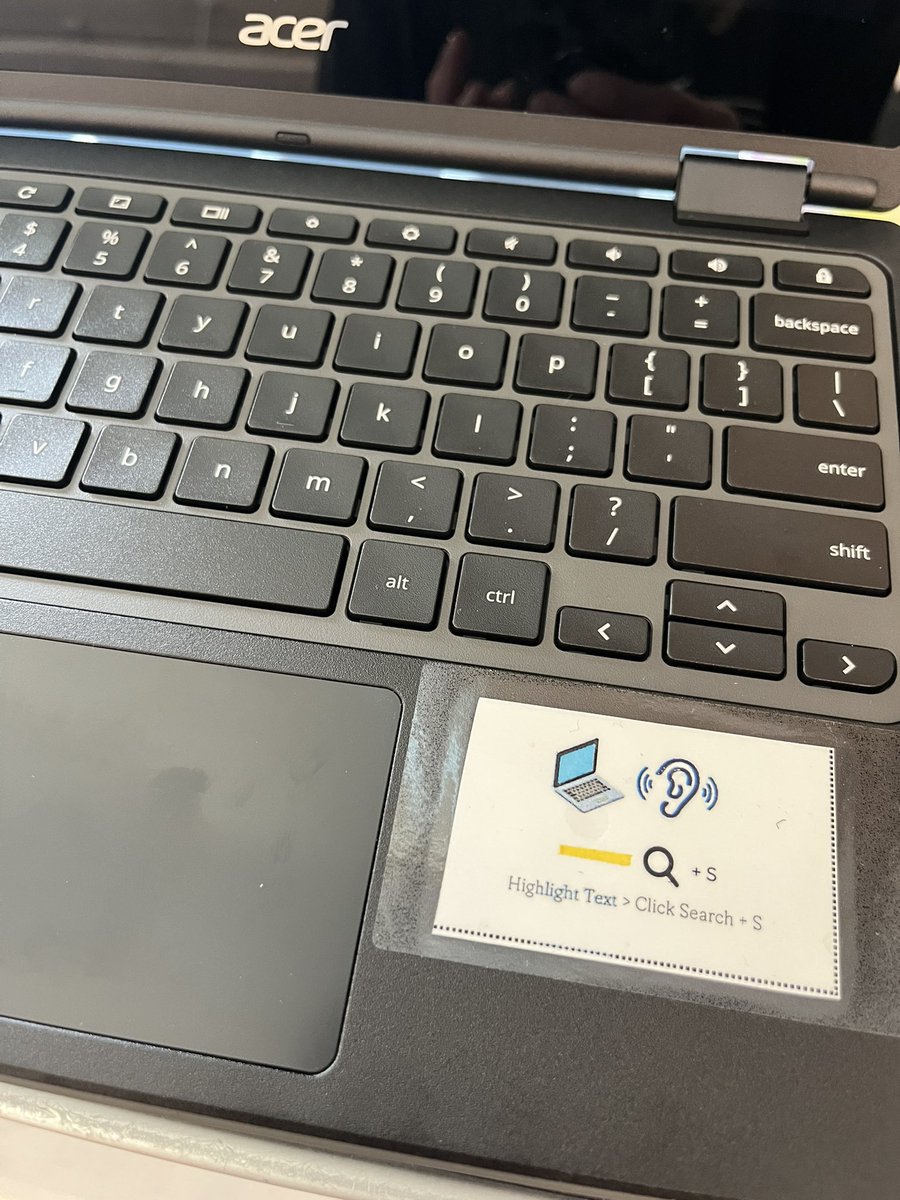 paige_watson_'s tweet photo. Making it quick and easy to access text-to-speech on all devices in our school! #inclusion #visualsforall #WeAreCBE @glendalecbe https://t.co/xoSyuoEadf